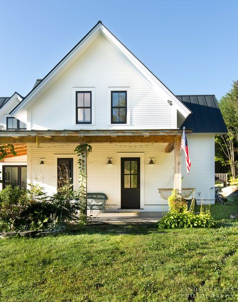 Photo 1 of 22 in Contemporary Vermont Farmhouse by Lindsay Selin Photography - Dwell Vermont Farmhouse Exterior, Vermont Farmhouse, Exterior Farmhouse, Washington House, Home In The Country, Vermont House, Scandinavian Farmhouse, Modern Farmhouse Dining Room, Homestead House