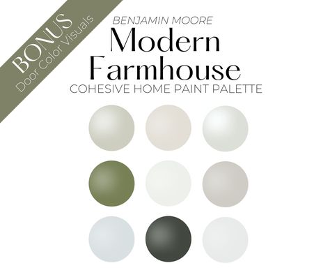 Green Paint Palette, Farmhouse Paint Palette, Neutral Paint Palette, Earth Tones Paint, Farmhouse Color Palette, Sage Green Paint, Choosing Paint Colours, Farmhouse Paint Colors, Cool Color Palette