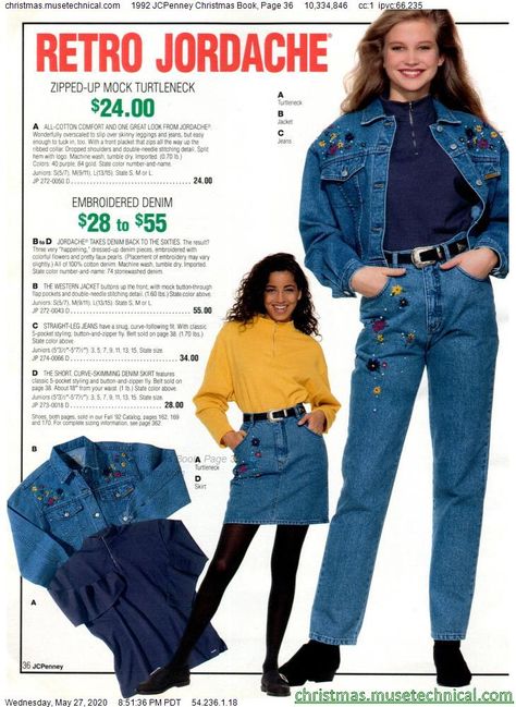 1992 JCPenney Christmas Book, Page 36 - Christmas Catalogs & Holiday Wishbooks 1990 Clothes, 1992 Fashion, Heathers Costume, Jcpenney Christmas Catalog, 2000s Looks, 80s Fashion Trends, Balloon Pants, 80s And 90s Fashion, 1990s Fashion