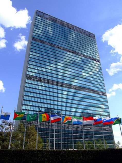 United Nations Flag, United Nations Headquarters, My Future Job, New York Architecture, Turtle Bay, 42nd Street, Future Jobs, The United States Of America, United Nations