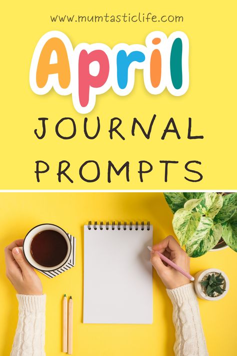 51 April Journal Prompts For Spring Writing. April Journal Prompts, April Journal, Spring Playlist, Spring Magic, Spring Writing, National Poetry Month, Spring Animals, Positive Mantras, Unique Journals