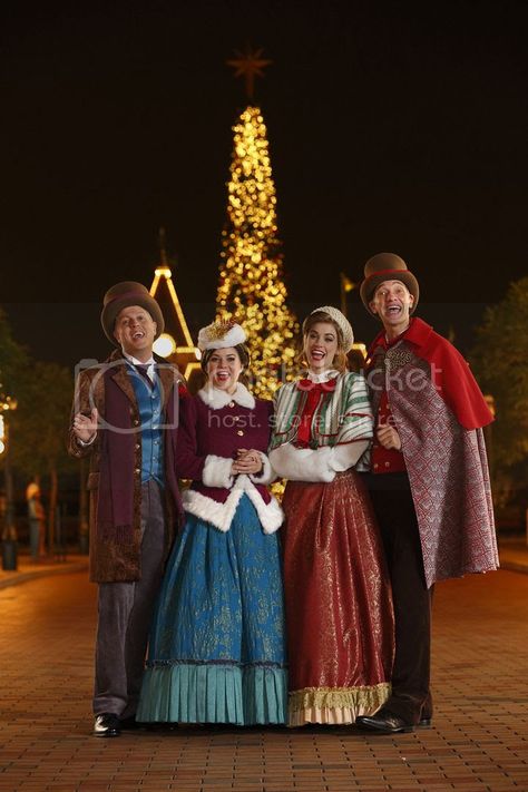 <!--Can't find substitution for tag [blog.Disneyandmore]--> Christmas Carolers Decorations, Disneyland Parade, Dickens Christmas Carol, Christmas Carolers, Steampunk Christmas, Sparkling Christmas, Its Christmas, Disney Imagineering, 20th Century Fashion