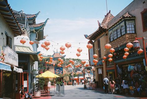 Los Angeles Chinatown, Chinatown Aesthetic, Little Tokyo Los Angeles, Chinatown Los Angeles, Los Angeles Aesthetic, Film Pictures, Japan Street, Dragon Wings, Canvas Projects