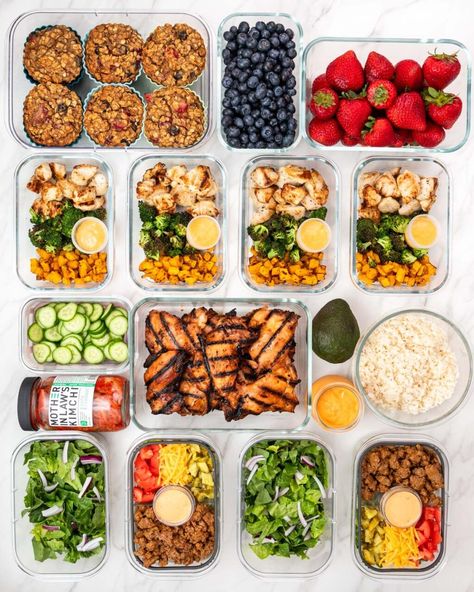 Weekly Meal Plan - August 11th, 2024 - Peanut Butter and Fitness Whole Foods Meal Prep, Meal Prep Aesthetic, Meal Prep Ingredients, November Goals, Healthy Weekly Meal Plan, Health Meal Prep, Weekly Meal Plans, Best Meal Prep, Fitness Pal