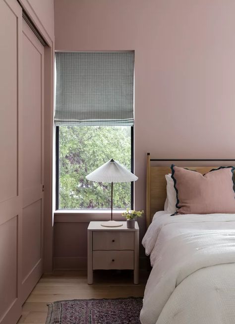 Perfect Pink Paint For Nursery, Behr Pink Paint Colors Girl Rooms, Kids Room Paint Colors, Sherwin Williams Blue, Kids Room Paint, Girl’s Room, Room Paint Colors, Pink Paint, Cozy Space