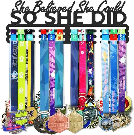 Medals Hanger, Gymnastics Medal Display, Marathon Medal Display, Sports Medal Display, Medal Hanger Display, Medal Hangers, Cheerleader Gifts, Medal Rack, Award Plaques