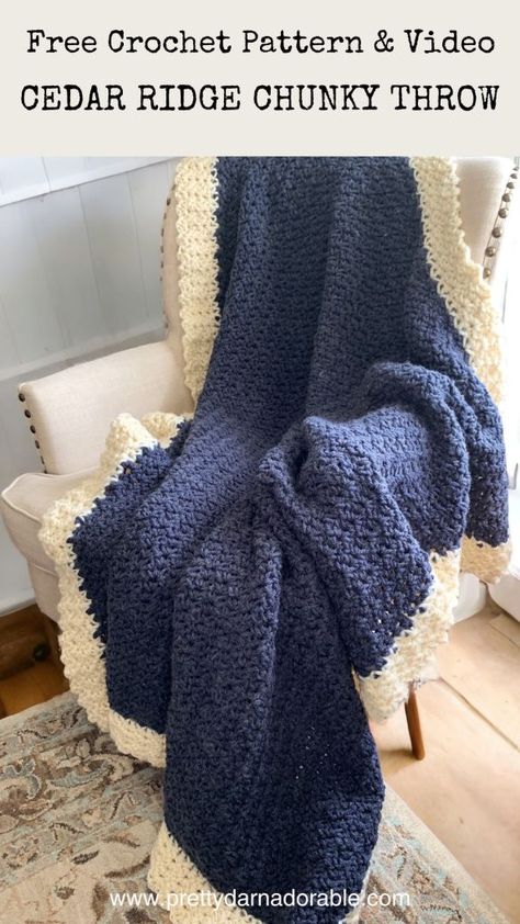 Lapghan Crochet Patterns Free Easy, Chunky Crochet Blanket Pattern Free, Allison Russell, Crochet Chunky Blanket, Wave Blanket, Chunky Crochet Throw, Crocheting Tips, Chunky Blanket Pattern, Bulky Yarn Crochet