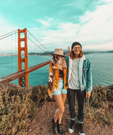 checked the golden gate bridge off our west coast bucket list!! ☑️💛🌉 Dreaming Outloud, Hailey Miller, The Golden Gate Bridge, Taurus And Gemini, Everything Is Fine, Just Run, New Relationships, Golden Gate Bridge, Golden Gate