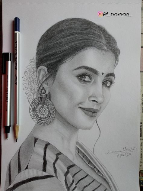 Hand drawing Bollywood Drawing Sketch, Bollywood Drawing, Pooja Hegde, Hand Drawing, Drawing Sketch, Bollywood Actress, Drawing Sketches, How To Draw Hands, Sketch