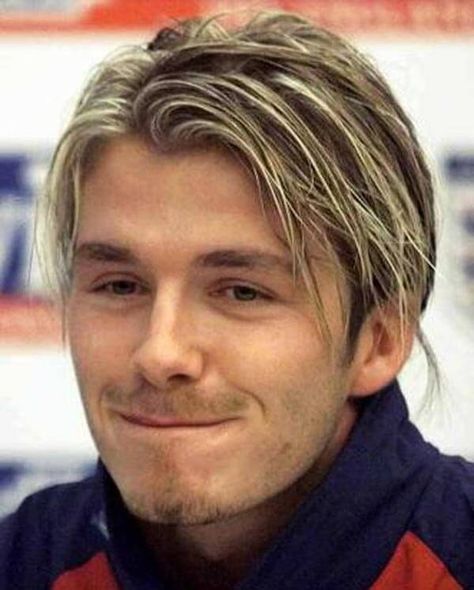 More Blonde Highlights, Footballer Hairstyles, Paper Mache Vases, Beckham Manchester United, Chance Crawford, David Beckham Manchester United, Blonde Highlights Ideas, Cruz Beckham, Posh And Becks