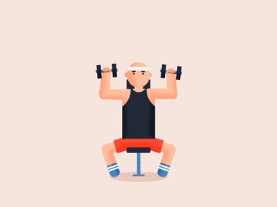 Gym Animation, Exercise Cartoon, Exercise Gif, Workout Animation, Workout Cartoon Art, Exercise Gif Cartoon, Graphic Deisgn, Pop Art Background, 2d Character Animation