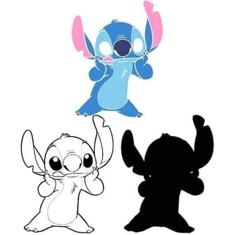 Stitch Disney Svg, Disney Stencils, Disney Svg Free, Free Cricut Images, Disney Cricut, Stitch Svg, Disney Clipart, Disney Princess Colors, Disney Silhouette