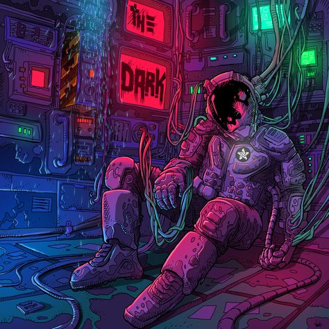 Space Punk, Pixel Art Background, Dark Souls Art, New Retro Wave, Cyberpunk Aesthetic, Arte Cyberpunk, Neon Aesthetic, Robot Concept Art, Soul Art