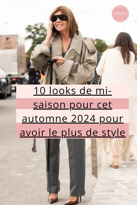 L'automne 2024 regorge de styles street au top pour les femmes de 50 ans. ✨ Des looks mi-saison inspirants :  1. Blazer oversize sur robe fluide 🌹 2. Trench léger + écharpe en laine 🌟 3. Pantalons cargo + gilet duveteux 🍁 4. Cardigans longs + jeans slim 🎨 5. Robe pull avec bottes hautes 👢 6. Jeans boyfriend + chemisier soie 🌼 7. Chapeau feutre + parka légère 🍂 Retro Mode, Cardigan Long, Jeans Boyfriend, Jeans Slim