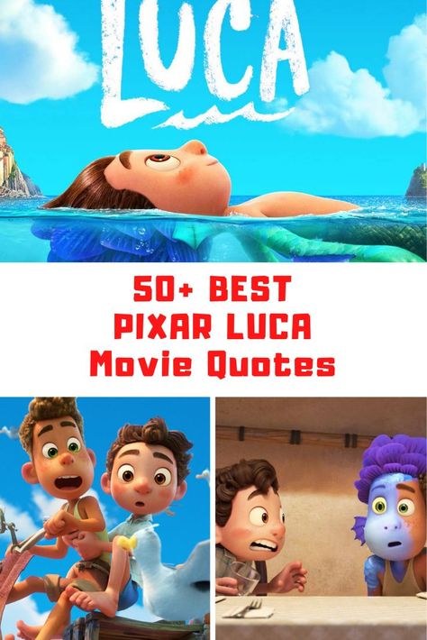 PIXAR LUCA Quotes #Disney #Pixar #Luca #PixarLuca #MovieQuotes #Quotes Sweet Tooth Quotes, Quotes Parents, Luca Movie, Overprotective Parents, Loki Quotes, Lucas Movie, Conquering Fear, Untamed Quotes, Love Parents