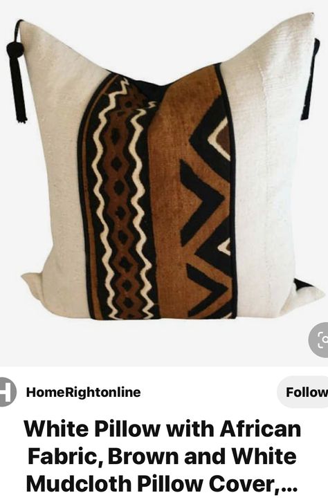 Afrocentric Decor, African Pillow, African Interior Design, African Furniture, African Inspired Decor, African Interior, Ethno Style, Style Africain, African Continent