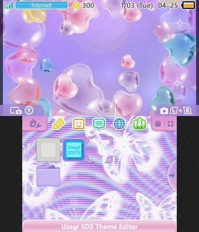 This is the preview of theme, so you have an idea of what it would look like in your 3DS. Nintendo 2ds, Ds Games, Cute Themes, Pink Y2k, Background Music, Aesthetic Pastel Wallpaper, Nintendo 3ds, Nintendo Ds, Pastel Wallpaper