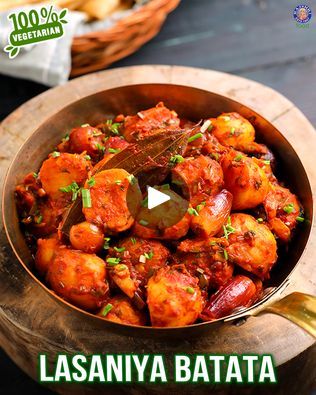 Garlic Baby Potatoes, Baby Potato Recipes, Baby Potato, One Four, Green Garlic, Tomato Puree, Deep Fry, Baby Potatoes, Potato Dishes