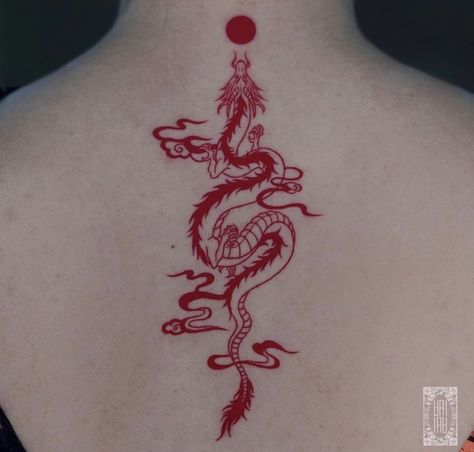 Arm Tattoos For Women Drawing, Ideas Tatuajes Mujer, Japanese Dragon Tattoo Designs, Dragon Tattoo Simple, Dragon Tattoo Back, Aesthetic Dragon, Asian Dragon Tattoo, Kanji Tattoo, Red Dragon Tattoo