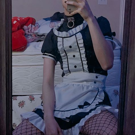 Suna Rintarou X Osamu, Fem Boy Aesthetic, Fem Boy Outfits, Maid Outfit Cosplay, Osamu Miya, Boys In Skirts, Suna Rintarou, Rave Outfits Men, Guys In Skirts