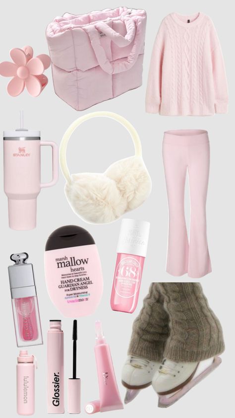 Ice skating 😍⛸️ #iceskating #beauty #outfitinspo #vibes #cuteinspo Skate Aesthetic Outfits, Figure Skating Outfits, Ice Skating Outfit, My Type, Trendy Outfits For Teens, Skating Outfits, Pink Girly Things, Looks Black, Really Cute Outfits