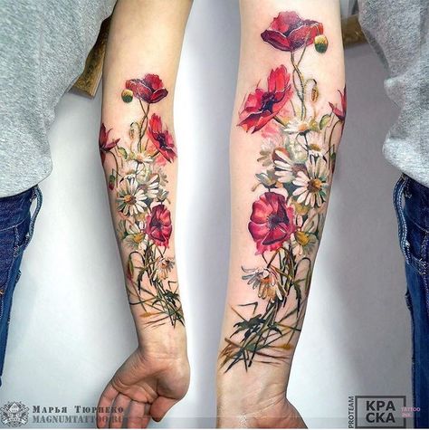 Tato Naruto, Natur Tattoo Arm, Tato Mandala, Tato Maori, Tato Minimal, Wildflower Tattoo, Poppies Tattoo, Marvel Tattoos, Cat Tattoos