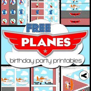 FREE Disney's Planes Birthday Party Printables Disney Planes Birthday Party, Disney Planes Birthday, Disney Planes Party, Monster Princess, Planes Fire And Rescue, Plane Birthday, Doc Mcs, Plane Party, Planes Birthday Party