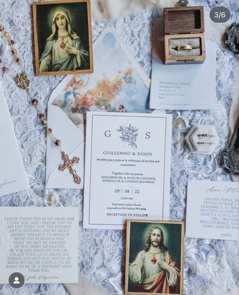 Catholic Wedding Reception, Catholic Wedding Ideas, Catholic Wedding Aesthetic, Guadalajara Wedding, Traditional Catholic Wedding, Catholic Wedding Invitations, Slate Wedding, Catholic Wedding Traditions, Catholic Aesthetic