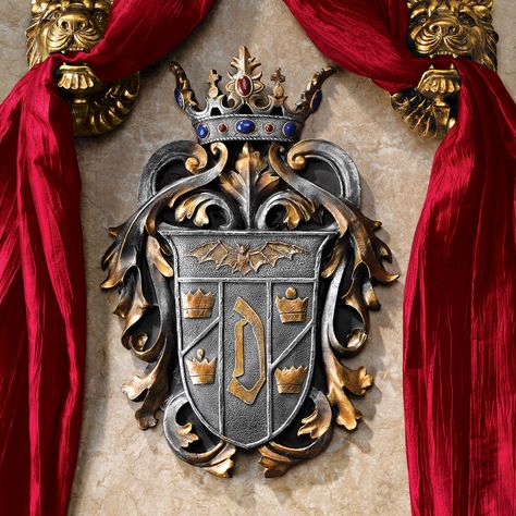 coat of arms crown - Google Search Vampire Decor, Vampire Counts, Vlad The Impaler, Halloween Memes, Count Dracula, Gothic Vampire, Vampire Bat, Decorative Wall Plaques, Coat Of Arm