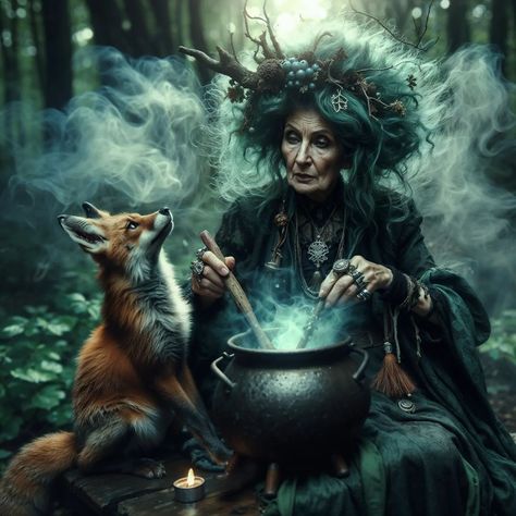 Fantasy Companion, Witch Apothecary, Themed Paintings, Macrame Colar, My Lovely Friend, Witch Cottage, Witch Costumes, Wise Woman, Candles Photography