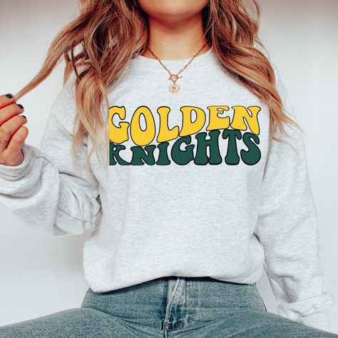 Varsity Sweatshirt, School Spirit Shirts, High School Sports, University Sweatshirts, Football Sweatshirt, Spirit Shirts, Style Sweatshirt, College Sweatshirt, Spirit Wear