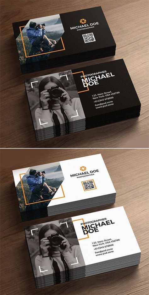 Visiting Cards Graphic Designer, Business Cards Design Ideas, Photography Card Design, Name Card Design Business, Carte Visite Design Ideas, Name Card Design Ideas, Photographer Business Card Design, Visiting Cards Design, Best Business Cards