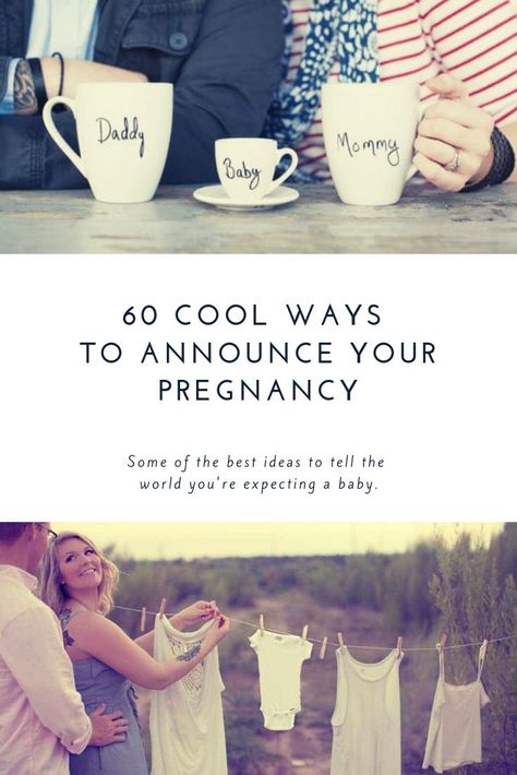 60 of the best pregnancy announcement ideas and cute ways to announce your pregnancy to your husband and to your parents. Includes fun (and FUNNY) ideas and photos. #pregnancyannouncement #pregnancy #firsttrimester April Pregnancy Announcement Ideas, Nature Pregnancy Announcement, How To Tell Your Parents Your Expecting, Pregnancy Announcement First Baby, April Pregnancy Announcement, April Baby Announcement, First Time Pregnancy Announcement Ideas, Cool Pregnancy Announcement, Best Pregnancy Announcement