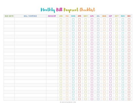 Bill Payment Checklist Bill Pay Checklist Printables Free, Bill Payment Schedule Printable, List Of Utility Bills, Bill Payment Calendar, Bill Checklist, Monthly Bill Payment Log, Bill Pay Checklist, Bill Payment Checklist, Bills Checklist