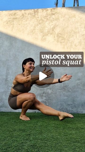 ANDREA SOLOMUN | Fitness & Health on Instagram: "UNLOCK THE PISTOL SQUAT 🔓

🤜🏼 Strength, flexibility, and balance

Yes, they test it all.
I'm not saying you have to do pistol squats to increase all that. You can do other exercises too. But if you want to work on them, this is a good place to start. 💪🏼

Of course, I generalized here, and it can (or should) all be tailored to your needs. But I assure you, doing drills from this video will surely increase strength in your quads, hamstrings, glutes, calves, and core.

That's a huge chunk of your body.

If you need or want personalization on this or any other movement, nutrition plan, or workout programming, DM me or subscribe to my online program &Body 👊🏼✨️

www.andreasolomun.com

#pistolsquat #legday #legworkout #legs #mobilitywork #mo Squat Progression, Squat Program, Squats Workout, Mobility Training, Yoga Education, Leg Exercises, Nutrition Plan, Hip Mobility, Squat Workout