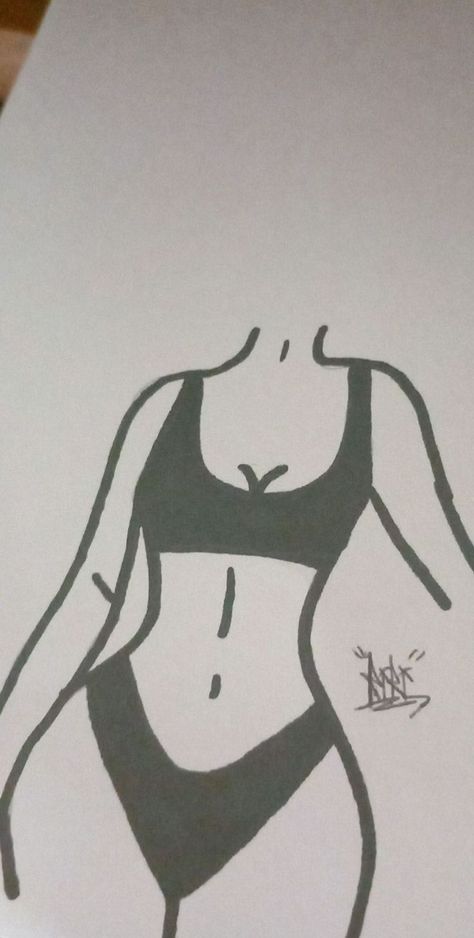 Women Body Drawing, Grafite Aesthetic, Cute Doodles Easy, Easy Graffiti Drawings, Women Body, Cocoppa Wallpaper, Art Tools Drawing, Easy Drawings Sketches, Easy Doodles Drawings