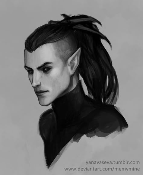 Stabri Killinov, Dhampir Male Art, Dark Elves, Dungeons And Dragons Characters, Dnd Art, Dark Elf, Skyfall, Throne Of Glass, Fantasy Rpg