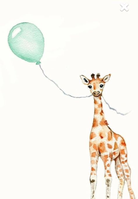 Giraffe Drawing, Giraffe Pictures, Giraffe Illustration, Baby Shower Giraffe, Giraffe Art, Baby Illustration, Baby Drawing, Cute Giraffe, Watercolor Art Lessons