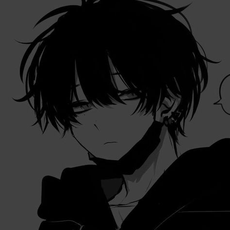 Emo Boy Anime, Emo Anime Boy, Anime Photo Profile Dark, Anime Smile, Dark Anime Guys, Dark Pictures, Manga Cute, Cartoon Profile Pics