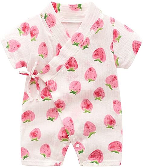 AmazonSmile: PAUBOLI Kimono Robe Newborn Cotton Yarn Robe Baby Romper Infant Japanese Pajamas (0-3 Months, Plants): Clothing Japanese Baby Clothes, Japanese Pajamas, Kids Uniform, Japanese Baby, Baby Kimono, Baby Clothes Patterns Sewing, Baby Boy Dress, Girls Robes, Baby Clothes Patterns