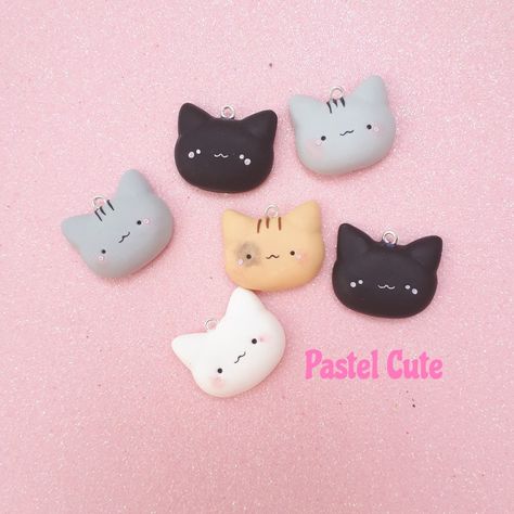 Clay Tools How To Use, Polimery Clay Ideas Easy, Clay Keychain Ideas, Fimo Kawaii, Kawaii Clay, Crea Fimo, Polymer Clay Kawaii, Clay Keychain, Diy Air Dry Clay