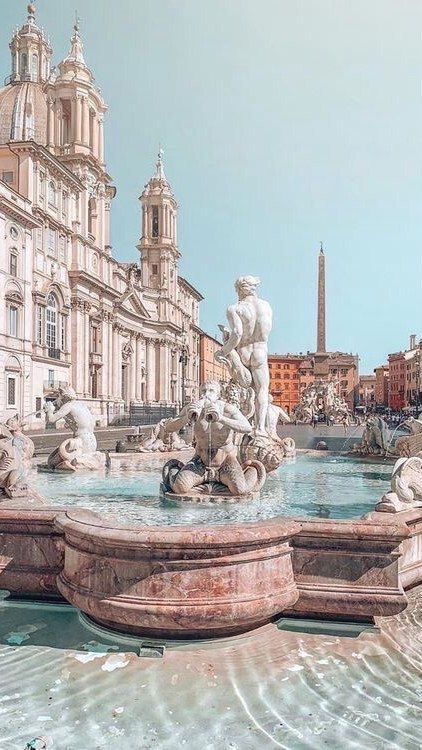 antoo.bi on Instagram Pretty Statues, Le Vatican, Victorian Wallpaper, Piazza Navona, Italy Aesthetic, Dream Travel Destinations, Benidorm, City Aesthetic, Beautiful Places To Travel