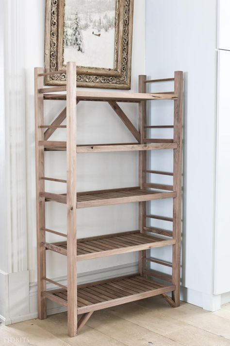 Build yourself a beautiful piece of furniture with these antique inspired DIY Baker's Rack Building Plans. Made for your baked goods or to display your kitchen decor and functional baking needs. Baker's Rack, Build Yourself, Bakers Rack, Bakery Packaging, Building Process, Bakery Ideas, Antique Inspiration, Cottage Kitchen, Building Plans