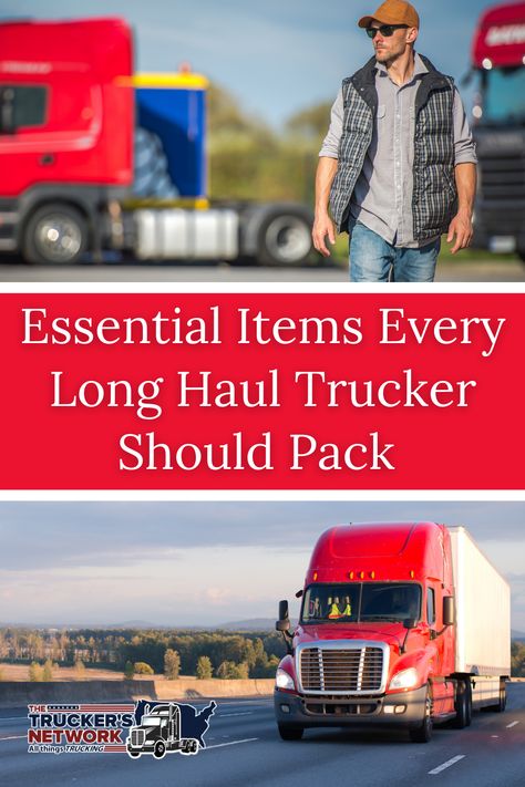 Otr Trucking Hacks, Long Haul Trucking Life, Truck Driver Meal Prep, Trucker Food Ideas Truck Drivers, Trucker Life Hacks, Over The Road Trucking Life Ideas, Semi Truck Organization Ideas, Trucker Essentials, Semi Truck Living