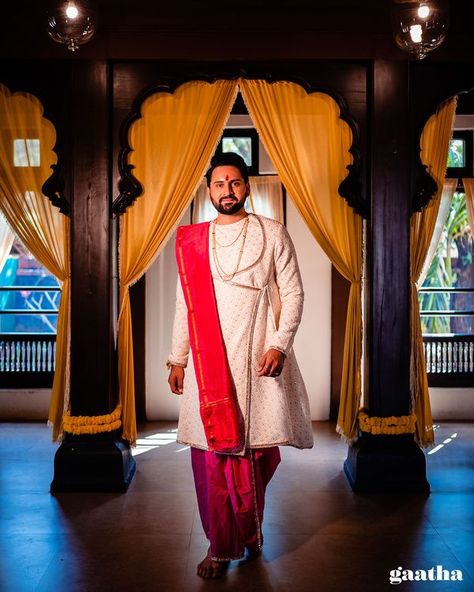 Best Celebrity Groom Looks That We Loved In The Last Year! Groom Trends, Marriage Invitation, Marathi Wedding, Wedding Outfits For Groom, Sangeet Outfit, Nauvari Saree, Couple Wedding Dress, Traditional Wedding Attire, Indian Wedding Planning