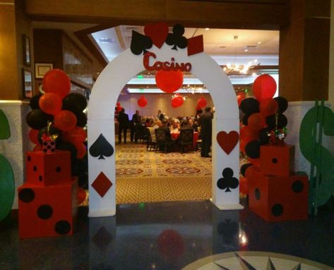 Decoration & Lighting Casino Birthday Ideas, Halloween Parade Float, Casino Birthday Party, Magic Birthday Party, Vegas Theme Party, Casino Birthday, Las Vegas Party, Vegas Theme, Casino Party Decorations