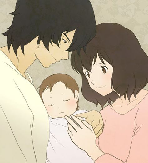 Werewolf Family, Ōkami Kodomo No Ame To Yuki, Ookami Kodomo No Ame To Yuki, Wolf Children Ame, Wolf Children, Werewolf Art, Wolf Love, Studio Ghibli Art, Ghibli Movies