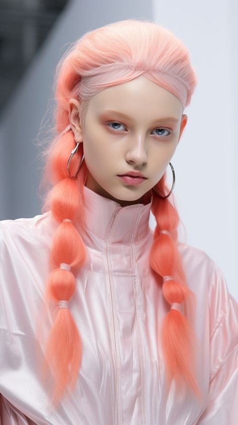 Hair Color 2024, Cyberpunk Hair, Short Bleached Hair, Graduation Hairstyles With Cap, Hair Styles Short, Easy Little Girl Hairstyles, Dramatic Hair, Oc Inspo, Board Inspiration