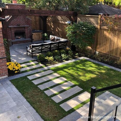 bsq Design — Contemporary Carport Toronto Backyard Design, Ontario Backyard Landscaping, Modern Backyard Oasis, Sideyard Landscape Design Modern, Toronto Front Yard Landscaping, Ontario Landscaping Ideas, Long Backyard Ideas Design, City Backyard Ideas, Small City Backyard