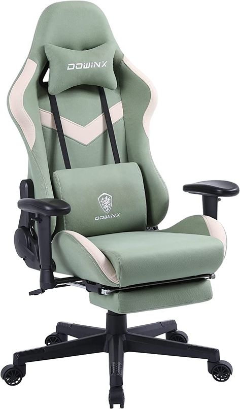 Room List, Fabric Office Chair, Gamer Chair, Chaise Gaming, Ergonomic Computer Chair, Chair With Footrest, Pc Build, Comfortable Office Chair, Office Games